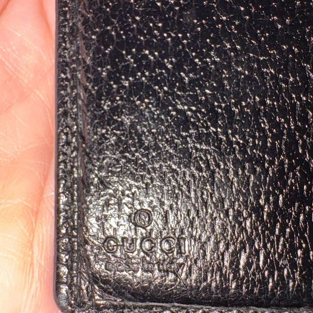 Gucci Vintage Leather Wallet w/COA - Picture 9 of 11